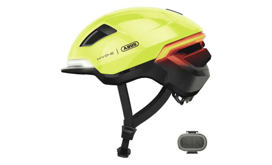 Abus HYP-E Helm - signal yellow