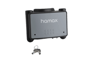 Hamax Kindersitzhalter für Rahmenrohr - mit Schloss