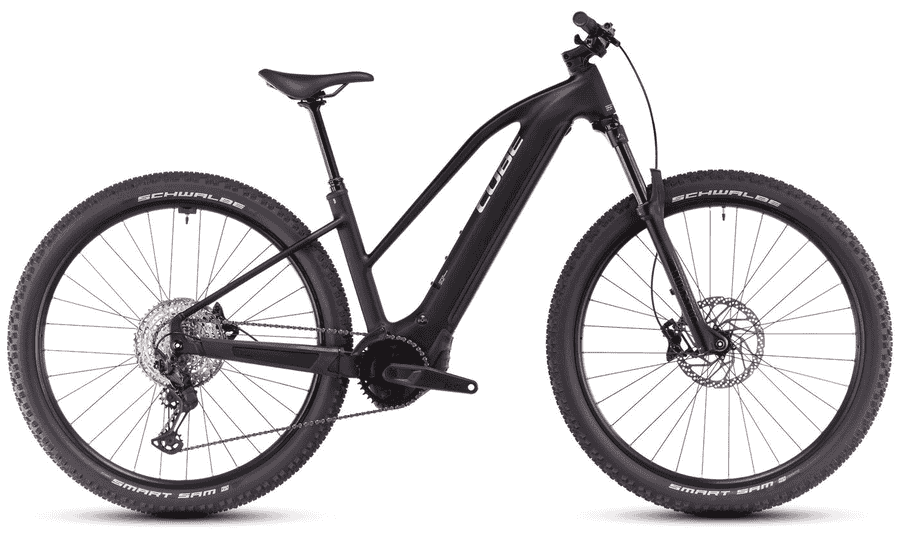 Cube Reaction Hybrid Race - 27.5 / 29 Zoll 800Wh 12K Trapez - black n metal