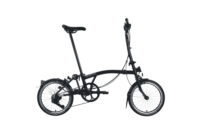 Brompton C Line - High 16 Zoll 4K Faltrad - Black Matt