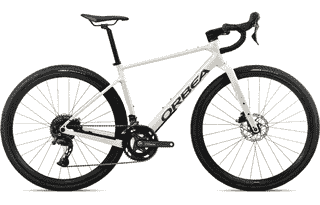 Orbea Terra H50 - 28 Zoll 20K Diamant -  Ivory White - Met. Olive Green (Gloss) 
