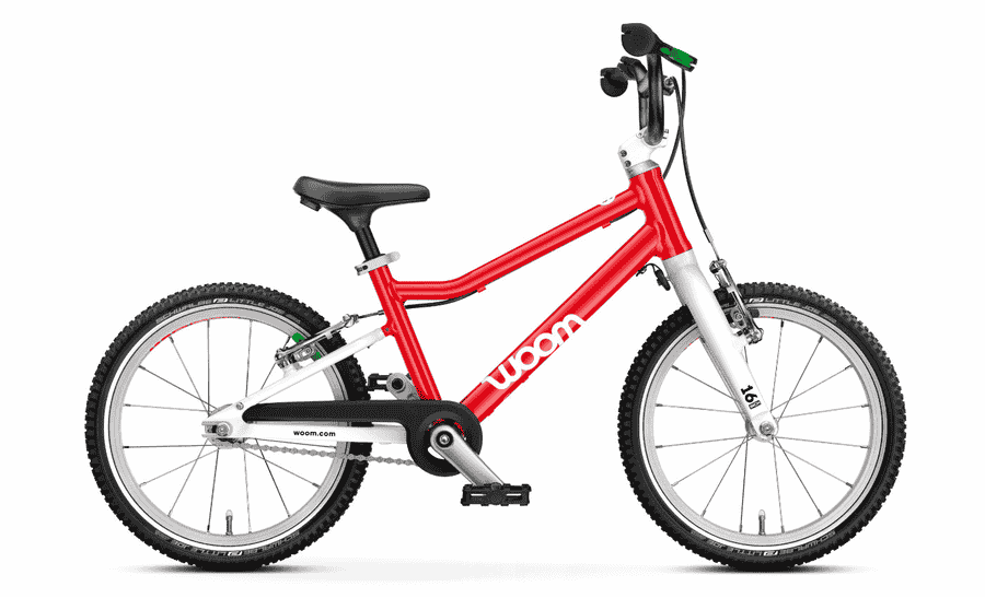 Woom GO 3 - 16 Zoll Diamant 1K - woom red