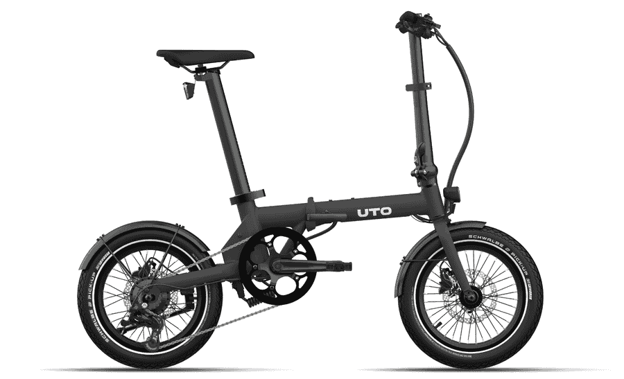 UTO OG16 - 16 Zoll 231Wh 4K Faltrad - onyx schwarz
