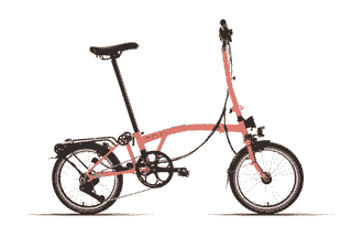 Brompton C-Line Explore - Typ H - 16 Zoll 12K Faltrad - Flamingo Pink