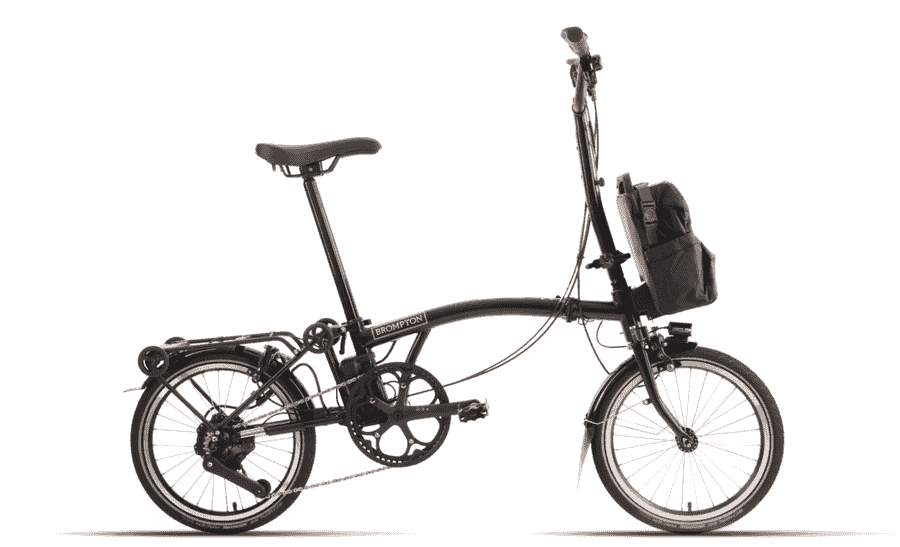 Brompton New C line Electric High - 16 Zoll 345Wh 4K Faltrad - matt black