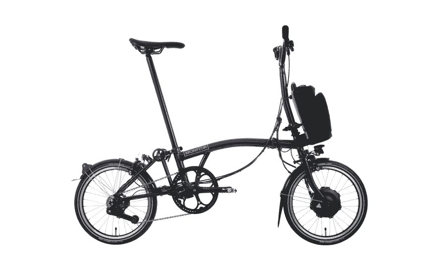 Brompton P-Line Electric Urban 4-speed - Typ M - 16 Zoll 300Wh 4K Faltrad - Amethyst Lacquer