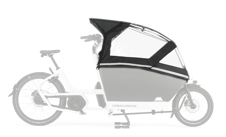 Urban Arrow Regenzelt Family V3 PLUS - schwarz