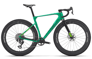 Wilier Rave SLR ID2 GRX Di2 Graff Allroad - 28 Zoll 12K Diamant - pixel green matt