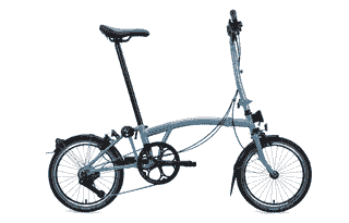 Brompton C Line - High 16 Zoll 4K Faltrad - Cloud Metallic