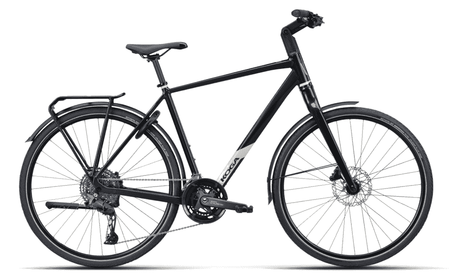 Koga F3 5.0 Rigid - 28 Zoll 22K Diamant - Vulcan black gloss