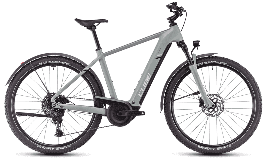 Cube Nuride Hybrid Pro Allroad - 28 Zoll 800Wh 10K Diamant - pistachio´n´stonegrey