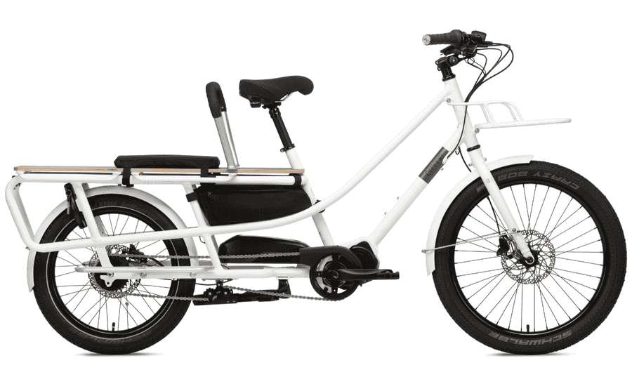 Creme Cycles Happy wagon 5s - 24/20 Zoll 504Wh 5N Lastenrad - white