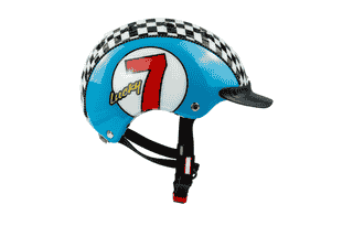 Casco Mini 2 Kinderhelm Lucky 7 - blau