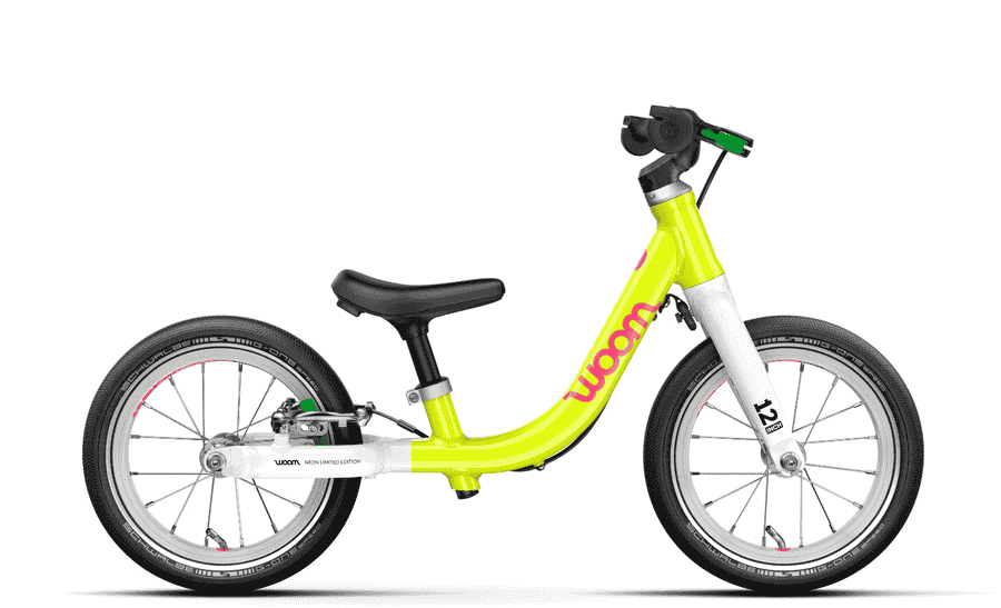 Woom GO 1 (Gen. H) - 12 Zoll Laufrad -Neon Lime