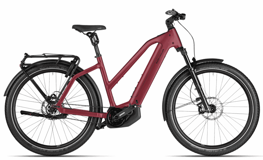 Riese & Müller Charger5 Mixte pinion -  27,5 Zoll 800Wh Pinion E1.12 MGU Trapez - dark red matt