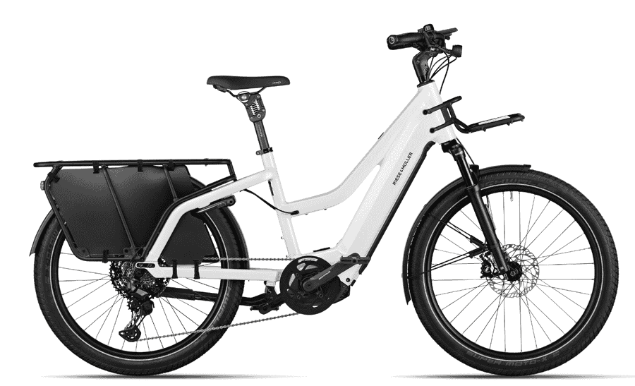Riese & Müller Multicharger2 Mixte GT touring - 26 Zoll 625Wh 11K Trapez - pearl white/black matt 