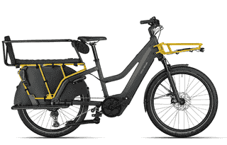 Riese & Müller Multicharger3 Mixte FAMILY - 27,5 Zoll 625Wh 10K Trapez - utility grey/ curry matt