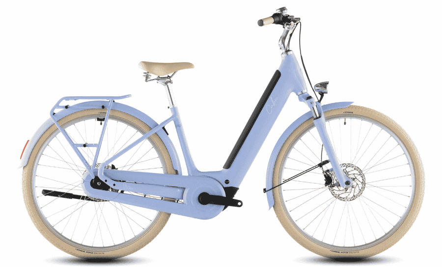 Cube Aruba Hybrid 600 - 26/28 Zoll 600Wh 5N Wave - blueblossom´n´creme