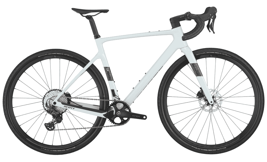 Scott Addict Gravel 40 - 28 Zoll 12K Diamant - mineral grey