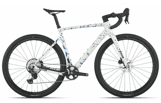 Scott Addict Gravel 30 - 28 Zoll 12K Diamant - white splatter blue