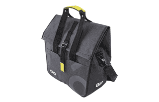 QIO Gepäckträgertasche Pina - schwarz