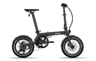 UTO OG16 - 16 Zoll 231Wh 4K Faltrad - onyx schwarz