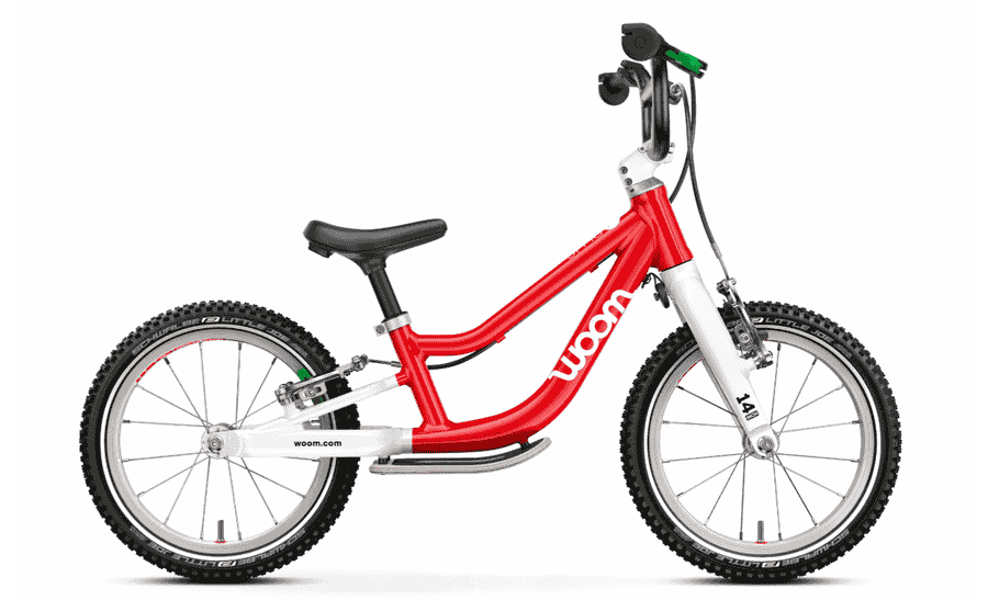Woom GO 1+  - 14 Zoll Laufrad - woom red