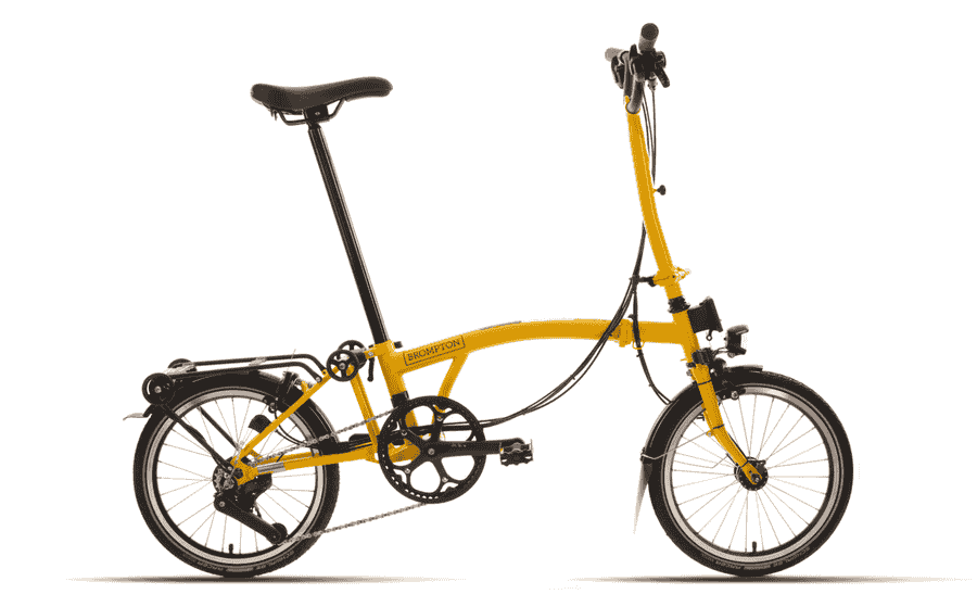 Brompton C-Line Explore - Typ H - 16 Zoll 12K Faltrad - Bumblebee Yellow