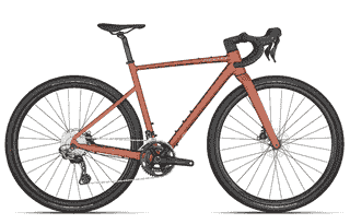 Scott Contessa Speedster Gravel 15 - 28 Zoll 22K Diamant - Marsala Pink