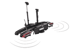  Thule Heckträger Epos ParkSecure - faltbarer Fahrradträger für 2 Fahrräder