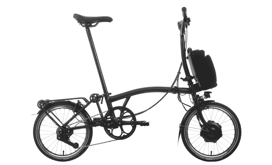 Brompton C-Line Electric  - 16 Zoll 300Wh 12K Faltrad - Black Lacquer