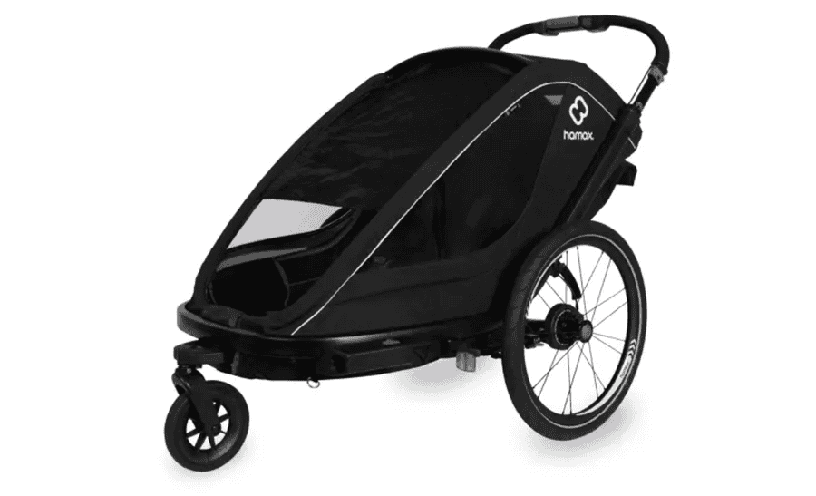 Hamax Breeze 2 Sitzer - Kinderanhänger -black