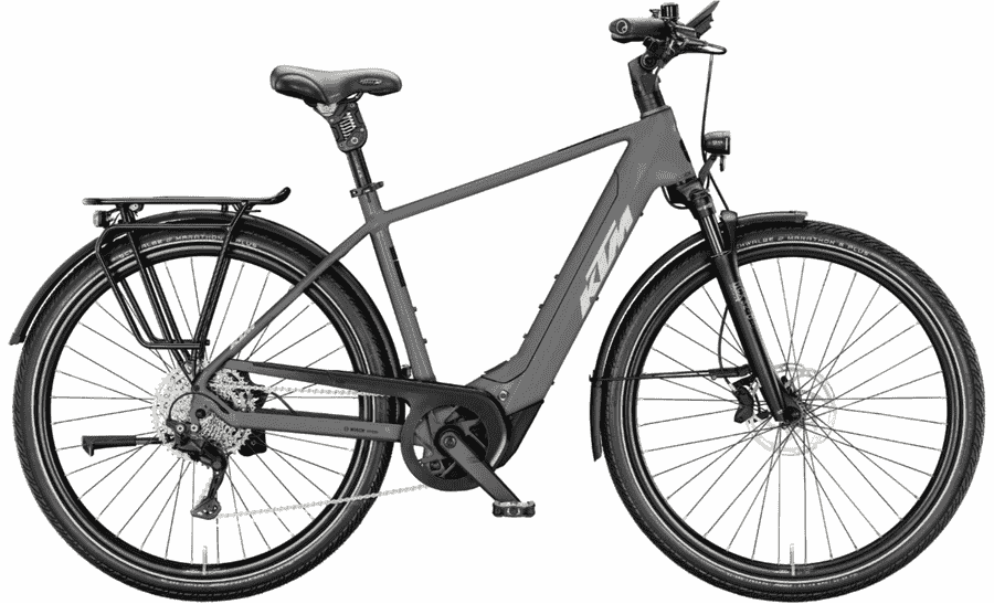 KTM MACINA STYLE 820 XL   - 28 Zoll 800Wh 11K Diamant - MACHINE GREY MATT (SILVER+BLACK)