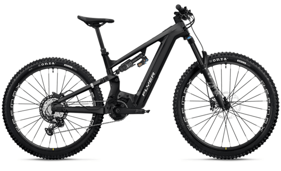 FLYER Uproc EVO:X 8.70 - 27.5 / 29_Zoll 750Wh 12K Fully - Black Metallic Gloss