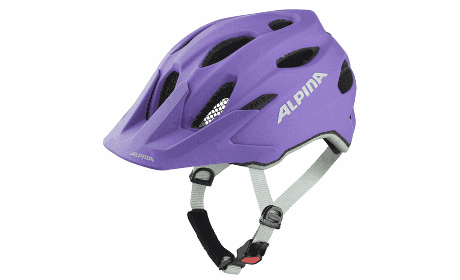 Alpina Carapax Jr. Flash Kinderhelm - purple matt