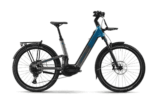Winora SINUS FS X12 - 27.5 Zoll 800Wh 12K Wave/Fully - platinum/blue