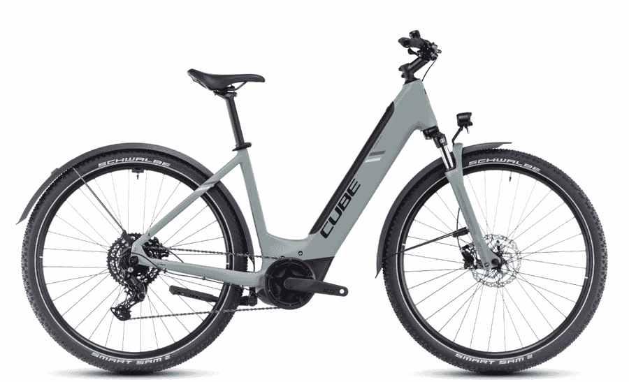 Cube Nuride Hybrid Performance 625 Allroad - 28 Zoll 625Wh 9K Wave - swampgrey´n´black