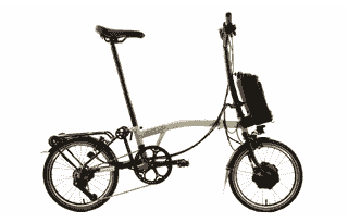 Brompton C-Line Electric  - 16 Zoll 300Wh 12K Faltrad - Matcha Green