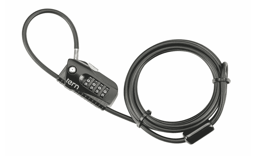 Tern Cargo Lid™ Lock Zahlen Kabelschloss - schwarz