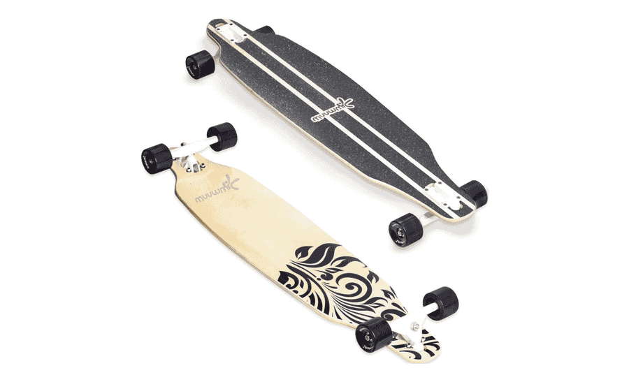 Muuwmi  ABEC 7 Longboard - wood