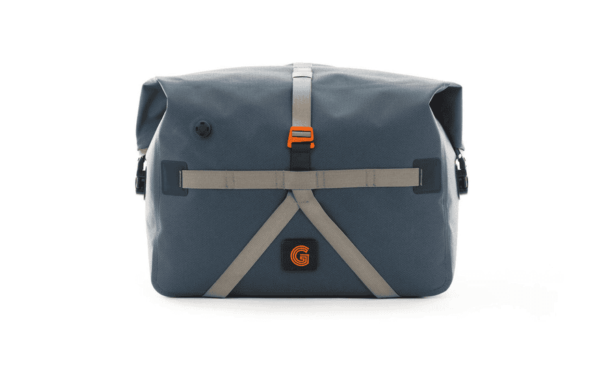 Brompton Borough Wasserdichte Roll-Top Tasche groß - navy grey