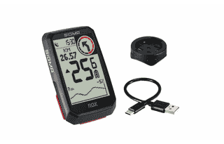Sigma Rox 4.0 Fahrradcomputer inkl. HR Set - black