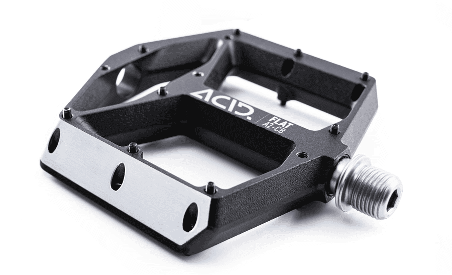 ACID FLAT A2-IB Pedale schwarz Flatpedale mit Pins und groer Standflche