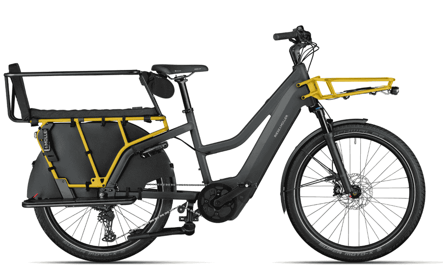 Riese & Müller Multicharger3 Mixte FAMILY - 27,5 Zoll 625Wh 10K Trapez - utility grey/ curry matt