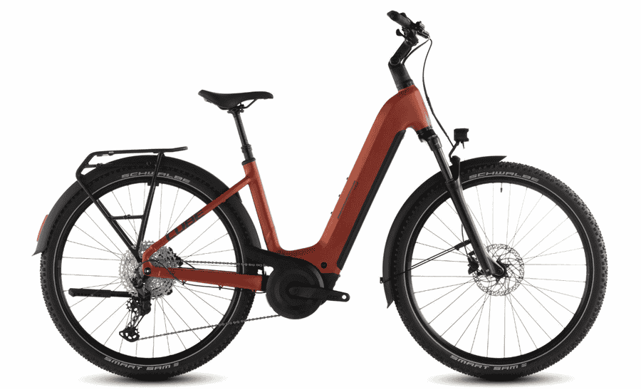 Cube Nuride Hybrid Pro 800 - 28 Zoll 800Wh 12K Wave - chilli´n´black
