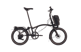 Brompton G Line Electric - 20 Zoll 345Wh 4K Faltrad - Space Black