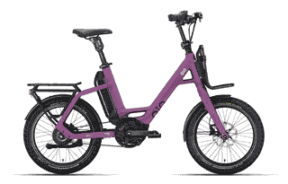 QIO EINS+ P-E Unisex - 20 Zoll 545Wh Enviolo Compact - dark violett matt
