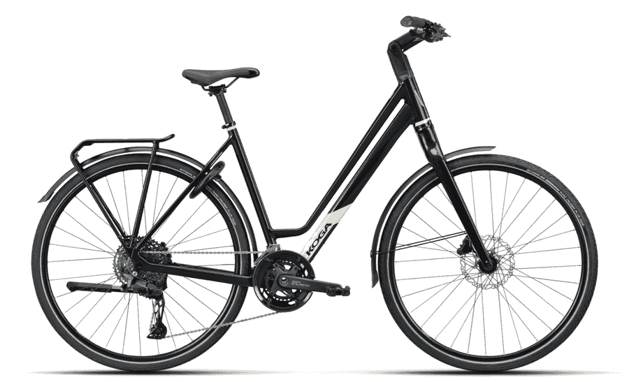 Koga F3 5.0 Rigid - 28 Zoll 22K Wave - Vulcan black gloss