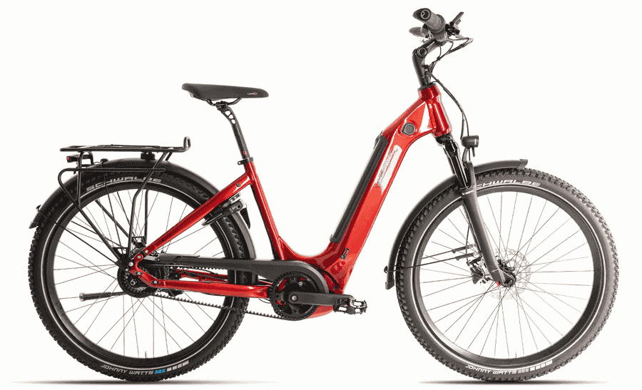 Velo de Ville SEB 990 SUV Smart Smooth - 27,5 Zoll 625Wh Enviolo Wave - Wine Red