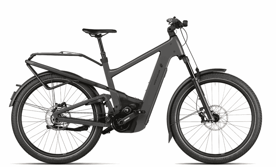 Riese und Müller Delite5 GT pinion - 27.5 Zoll 800Wh 12G Fully - Stone Grey